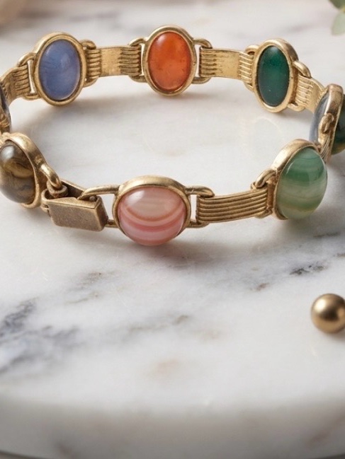 Absolutely Gorgeous. 1 / 20. 12kt. Gf. Vintage Scarab Bracelet